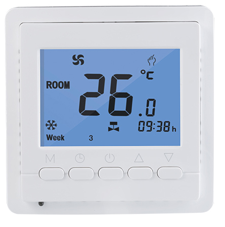 R9300水/电地暖.编程.互联网WIFI.485通信温控器