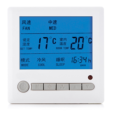AC803中央空调.编程.互联网WIFI.485通信温控器