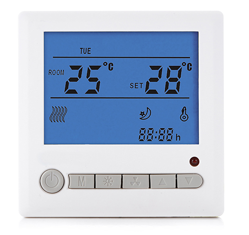 R6500水/电地暖.编程.互联网WIFI.485通信温控器
