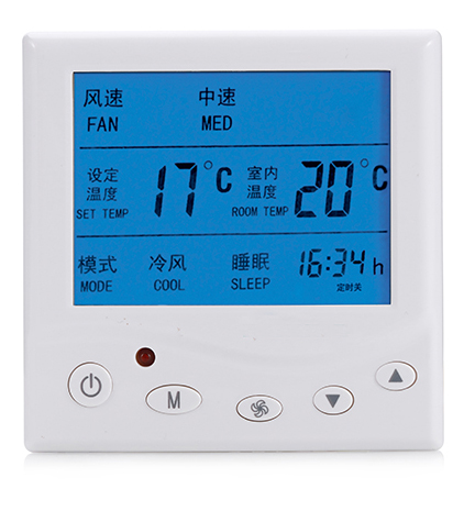 AC808中央空调.编程.互联网WIFI.485通信温控器
